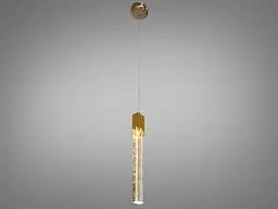 Екстравагантний, шляхетний LED подвіс в стилі Нордік, потужністю 5W, золо. - мініатюра 2