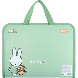 Папка-портфель Yes Miffy FC з тканинними ручками (492409)