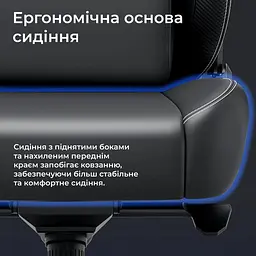Крісло для геймерів Anda Seat Kaiser 4 V2 Size XL Чорний (AD12YDDC-XLL-20-B-CF-03) - мініатюра 10