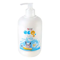 Шампунь для дітей EcoBaby, від 3 років, з екстрактом бавовни та олією льону, 500 мл - мініатюра 2