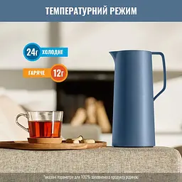 Термоглечик Tefal Motiva 1 л блакитний (N4170310) - мініатюра 10