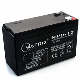 Аккумуляторная батарея для ИБП Matrix AGM VRLA 12 V / 9 А*ч (NP9-12)