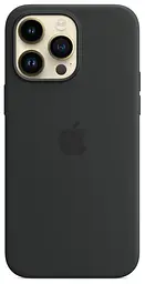 Оригінальний силіконовий чохол для iPhone 14 Pro Max (6.7") Apple Silicone Case MagSafe Midnight MPTP3ZE/A - мініатюра 2