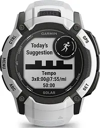 Смарт-годинник Garmin Instinct 2X Solar Whitestone (010-02805-14/04/44) - мініатюра 5