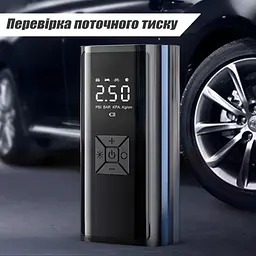 Автомобільний Компресор Suitu 6000 mAh 150 PSI 120W Автокомпресор Портативний Акумуляторний Автомобільний Насос для Авто Шин - мініатюра 10