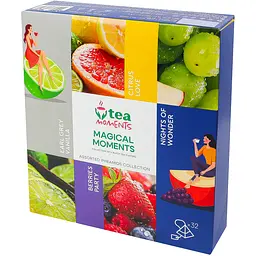 Чай чорний Tea Moments Magical Moments Асорті 4 смаки x 8 пірамідок - мініатюра 3