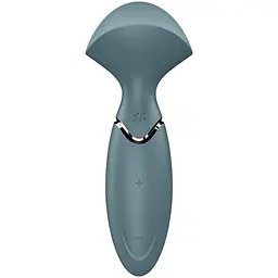 Вібромасажер Satisfyer Mini Wand-er Сірий - мініатюра 6