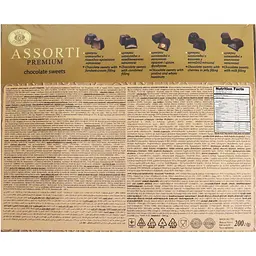 Цукерки Бісквіт-Шоколад Assorti Premium шоколадні 200 г - мініатюра 2