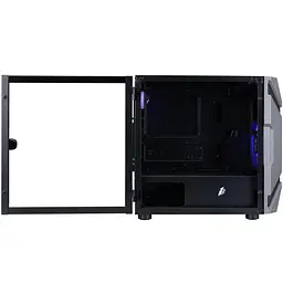 Корпус 1stPlayer D3-A-BK-1F7-14-1F7 Black без БЖ - мініатюра 12