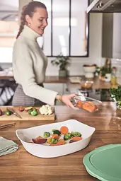 Форма для запікання прямокутна Luminarc Smart Cuisine Carine з кришкою 34х25см (V5944) - мініатюра 7
