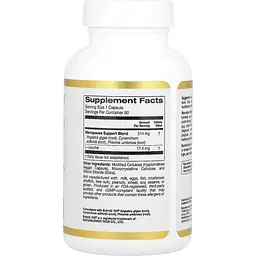 Підтримка при менопаузі California Gold Nutrition Menopause Support 90 капсул - мініатюра 2