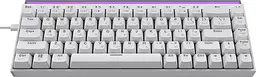 Клавіатура Ajazz NK68 Red Switch White USB-C (NK68-R-W) - мініатюра 2