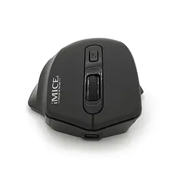 Игровая мышь беспроводная iMICE G1800 Rechargeable, 4 кнопок, аккумулятор, 1600dpi, 2.4Ghz, Black - мініатюра 9