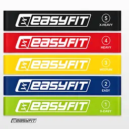 Гумові кільця для фітнесу EasyFit набір 5 шт - мініатюра 6