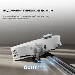 Робот-пилосос з вологим прибиранням Dreame X50 Ultra White (RLX85CE-6-Wh) - мініатюра 10