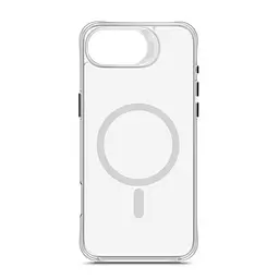 Чехол Apple iPhone 16e/17e, Clear MagCase, прозрачный, противоударный, магнитный, панель-накладка с поддержкой MagSafe, поддержка беспроводной зарядки MagSafe, защита всего корпуса, TPU+PC, ArmorStandart (ARM83849)