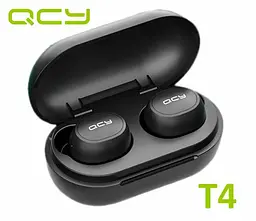 Бездротові навушники QCY T4 TWS Black - мініатюра 3