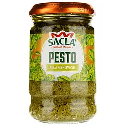 Набір: Вироби макаронні Terra di Grano Спагеті 1 кг (2 шт. x 500 г) + Соус Sacla Песто з базиліком 190 г  - мініатюра 3
