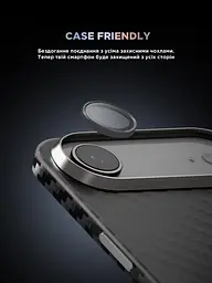 Захисне скло для камери Apple iPhone 17 Air, Supreme BI, чорний колір, з рамкою, глянцеве скло для захисту лінз, протиударне, прозоре, з клейовим шаром по контуру, не впливає на якість фото, ArmorStandart (ARM86448) - мініатюра 6