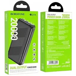 УМБ Borofone Pindar power bank BJ27A 20000mAh портативний чорний - мініатюра 3