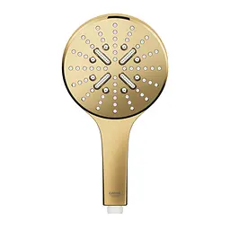 Ручний душ 3 режими струменя Grohe Rainshower Smartactive 130 26574GL0, Золотий - мініатюра 3
