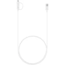 Кабель Samsung Combo Type-C & MicroUSB білий EP-DG930DWEGRU