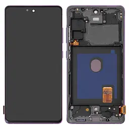 Дисплей Samsung G780 Galaxy S20 FE, лавандовий, з рамкою, Original (PRC)