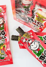 Чіпси Норі Tao Kae Noi Grilled Seaweed Big Roll Spicy Flavor 9шт × 3г - мініатюра 5