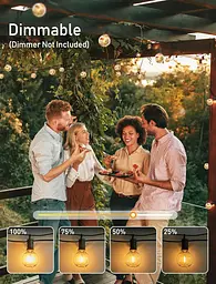 Світлодіодні ліхтарі Brighttown 80 FT Outdoor String Lights - мініатюра 5
