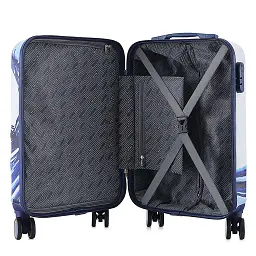 Валіза Semi Line 20" S White/Blue Print (T5653-1) - мініатюра 2