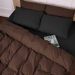 Підковдра MirSon Фланель Black-Brown 220х240 см (2200009657672) - мініатюра 7