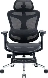 Офісне крісло Sihoo DORO C300L Mesh Black with footrest (DORO-C300L-A3-101-JT)