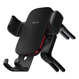Тримач для мобiльного Baseus Metal AgeⅡ Gravity Car Mount Round Air Vent Version SUJS030001 Black