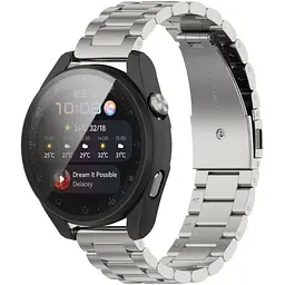 Чохол-накладка DK Пластик Soft-Touch Glass Full Cover для Huawei Watch 3 Pro (black) - мініатюра 4