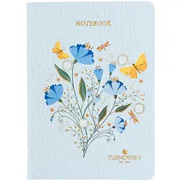 Книга записна Axent Turnowsky Secret Garden А6 60 аркушів у клітинку (8711-1-A-TR)
