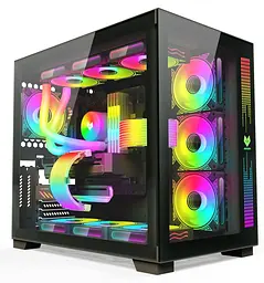 Вентилятор Coolmoon 120мм CM-DM1-B Reverse (CM-DM1-B-R) Black - мініатюра 10