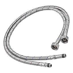 Гнучке підведення Champion FH-01-F1/2"xM10-80 нержавійка (пара) AC0670 - мініатюра 3