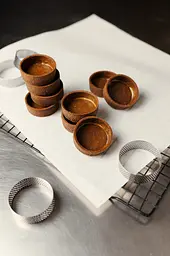 Тарт пісочний з какао 6 см — напівфабрикат для десертів 120шт. - мініатюра 2