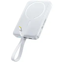 Портативний ЗП Power Bank Baseus EnerFill FM11 30W з БЗП with cable 10000mAh (E00289) Moon White