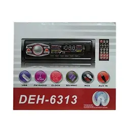 Автомагнітола XPRO DEH-6313 USB, SD, FM, AUX чорний (lp-88442_236) - мініатюра 3