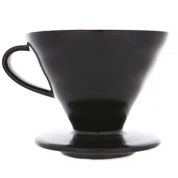 Пуровер керамічний Hario V60 Matte Black чорний (VDC-02-MB-UEX) - мініатюра 2