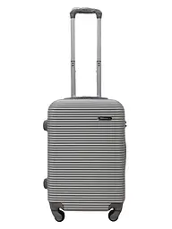 Валіза маленька S ABS-пластик Milano bag 004 56,5×39×24см 40л Срібна