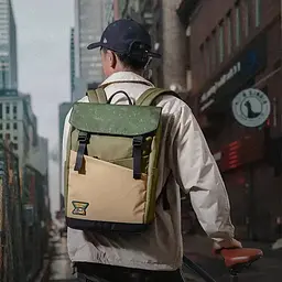 Рюкзак Tomtoc Slash-T64 Flip Laptop Backpack Green 15.6 Inch/18L T64M1T1GC - мініатюра 5