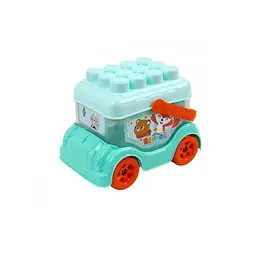 Дитяча іграшка Автобус-конструктор 0396TXK(Turquoise) бірюзовий