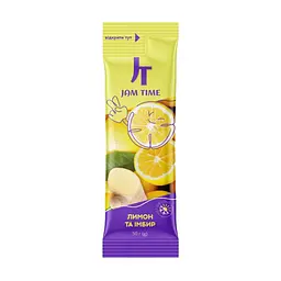 Концентрат напою рідкий Jam Time Чай лимон та імбир пастеризований 50 г