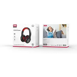 Навушники бездротові XO BE39 стерео чорні 6920680846573 - мініатюра 8