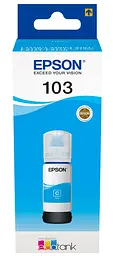 Контейнер з чорнилом 103 EcoTank L1110/L1250/L3100/L3101/L3110/L3150/L3151/L3156/L3200/L3201/L Epson teh0015123