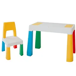 Дитячий функціональний столик і стільчик Poppet 5в1, жовтий (PP-002Y) - мініатюра 2