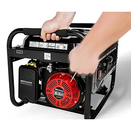 Генератор Graphite 230V (1 фаза), 2/2.2kW, ручний старт, AVR, 40кг (58G904) - мініатюра 4