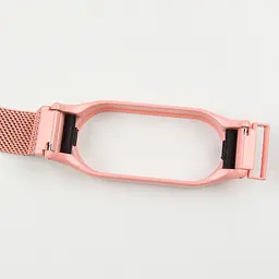 Ремінець Milanese Loop Design для Xiaomi Mi Band 7 Peach - мініатюра 4